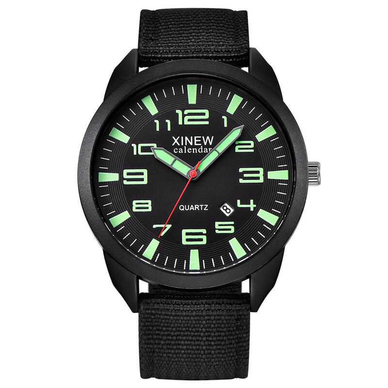 Modern Fashion Quartz Black Glass Round Wristwatch Leather Strap Temperament Dial Clock Mechanical Clock ساعات يد مقاومة للماء