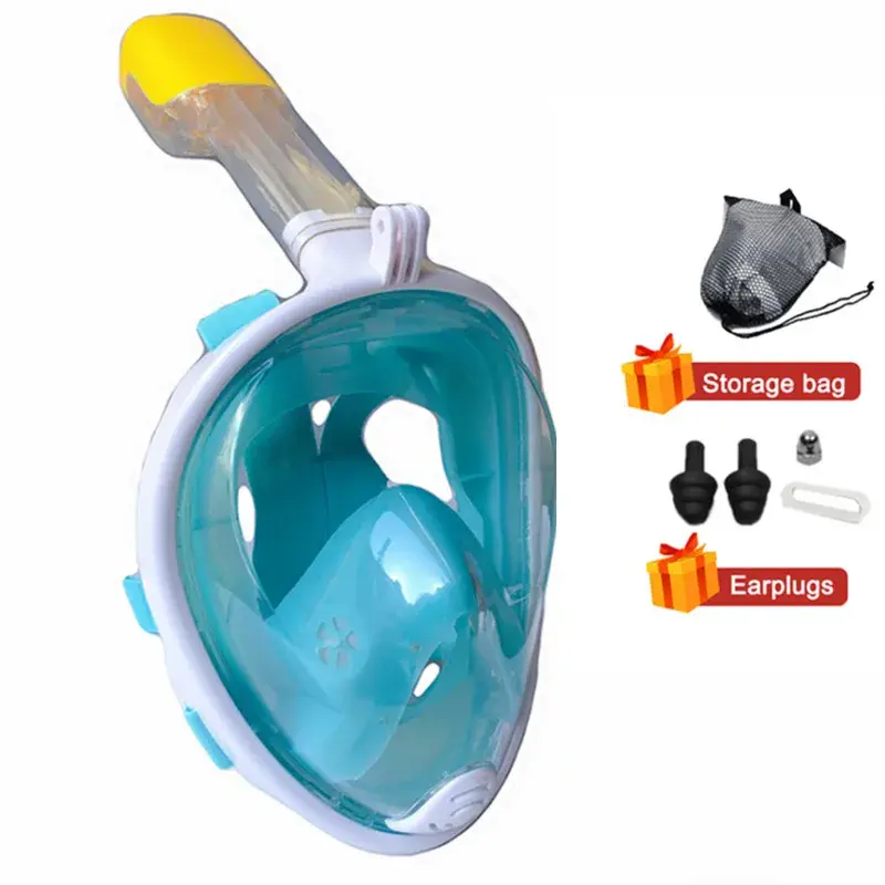 Maschera subacquea professionale per Snorkeling subacquea maschera per Snorkeling integrale maschera antiappannamento per bambini attrezzatura per il nuoto per adulti