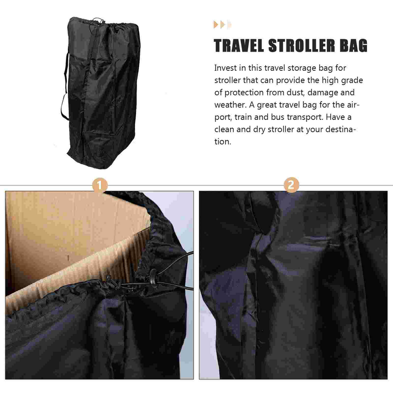 Grande Prático Suave Stroller Travel Bag Stroller Capa para Viagem Stroller Check Bag para Avião