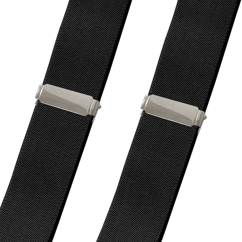 Hochleistungs-Hosenträger für Männer, 3,5 cm breiter X-Back 4 starke Clips, verstellbare elastische Hosenträger gurte