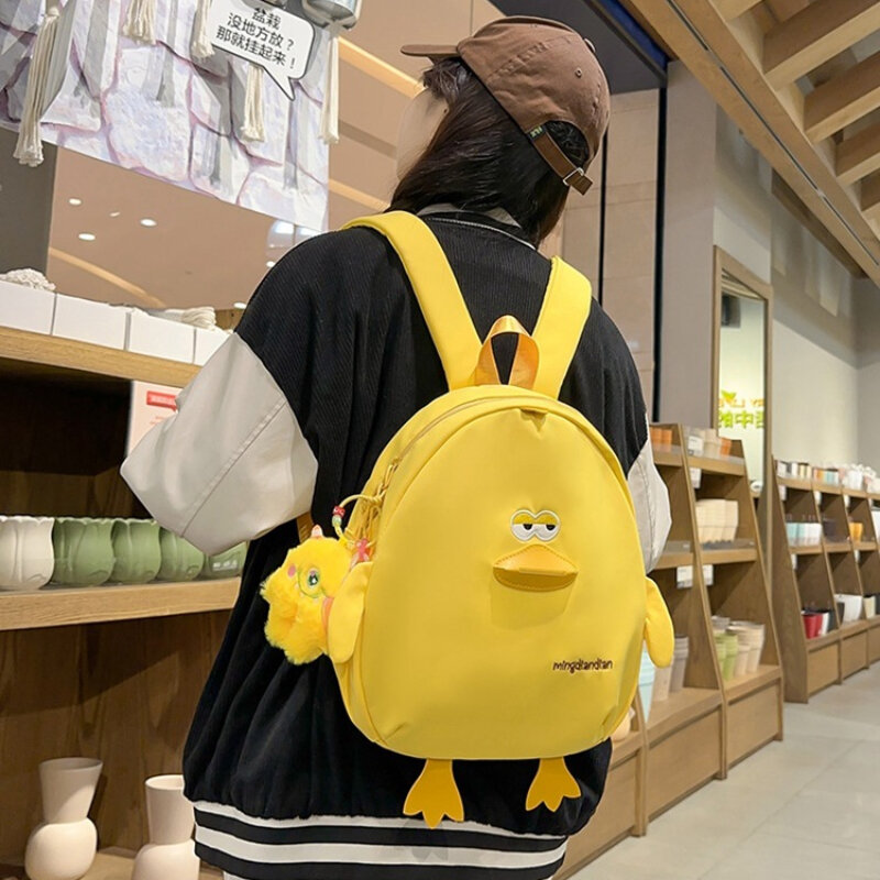 2024 Kids Backpack for Boy Cute Duckling Backpack for Girl School Bag Mother Kids Bags for Girl Toddler Backpacks Mochila Рюкзак