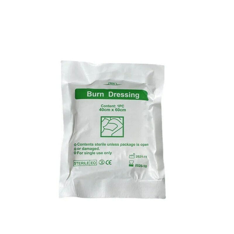 Burn Dressing Non-Adhering Gauze Individually Packed Healthcare Supplies for Wound Care Burns Skin Trauma Emergency First Aid
