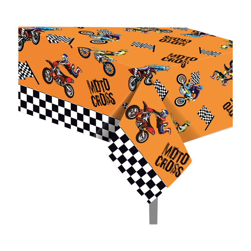 Motor terenowy materiały urodzinowe motocykl impreza tematyczna płyty na serwetki dekoracje Motocross zastawa stołowa na rzecz dla dzieci serwuje dania kuchni
