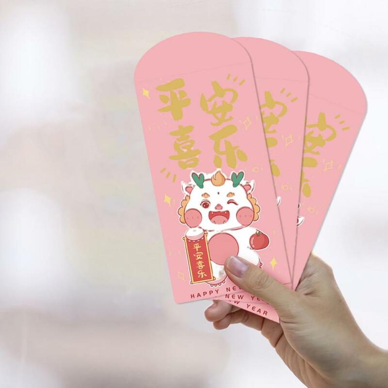 Cartoon Dragon Envelope Traditional Chinese New Year Dragon Envelopes Set Festive Party Decorations Cute Cartoon Designs