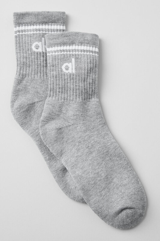 AL Yoga Socks Sports Leisure Yoga Cotton Socks Sports Stockings Four Seasons Unisex Black and White Yoga Socks