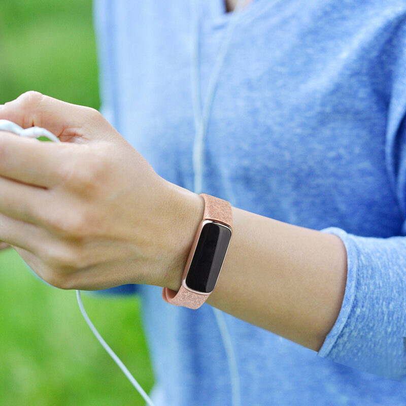 ใหม่สำหรับนาฬิกา Fitbit Luxe นุ่มสมาร์ทวอท์ชสายรัดข้อมือสายนาฬิกาข้อมือสำหรับ Fitbit Luxe อุปกรณ์สายรัด