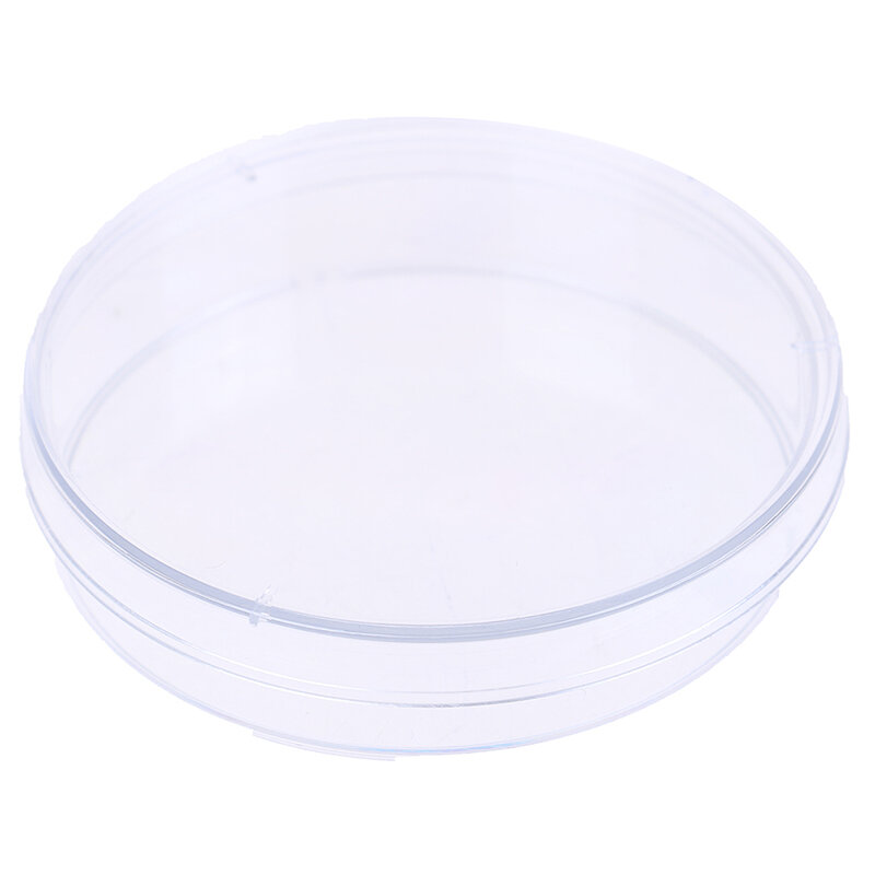 10Pcs 60/100mm Polystyrene Sterile Petri Bacteria Dish Laboratory Medical Supply