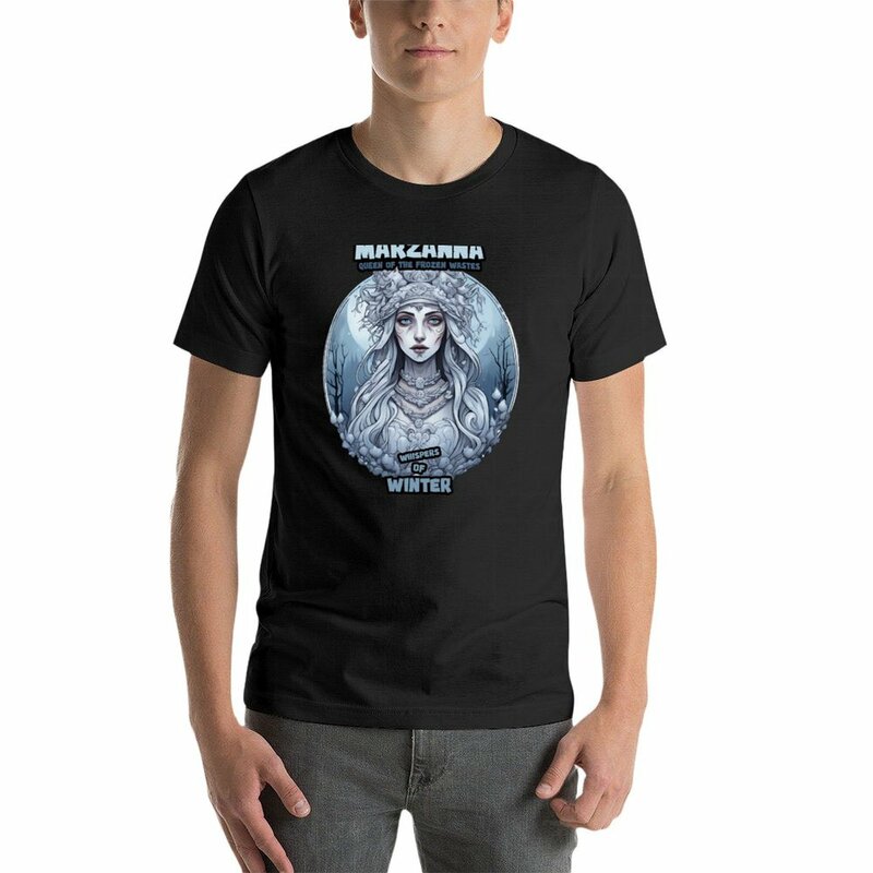 Мужская футболка Marzanna, футболка большого размера с изображением королевы замороженных отходов, Повседневная стильная футболка с аниме для мальчиков