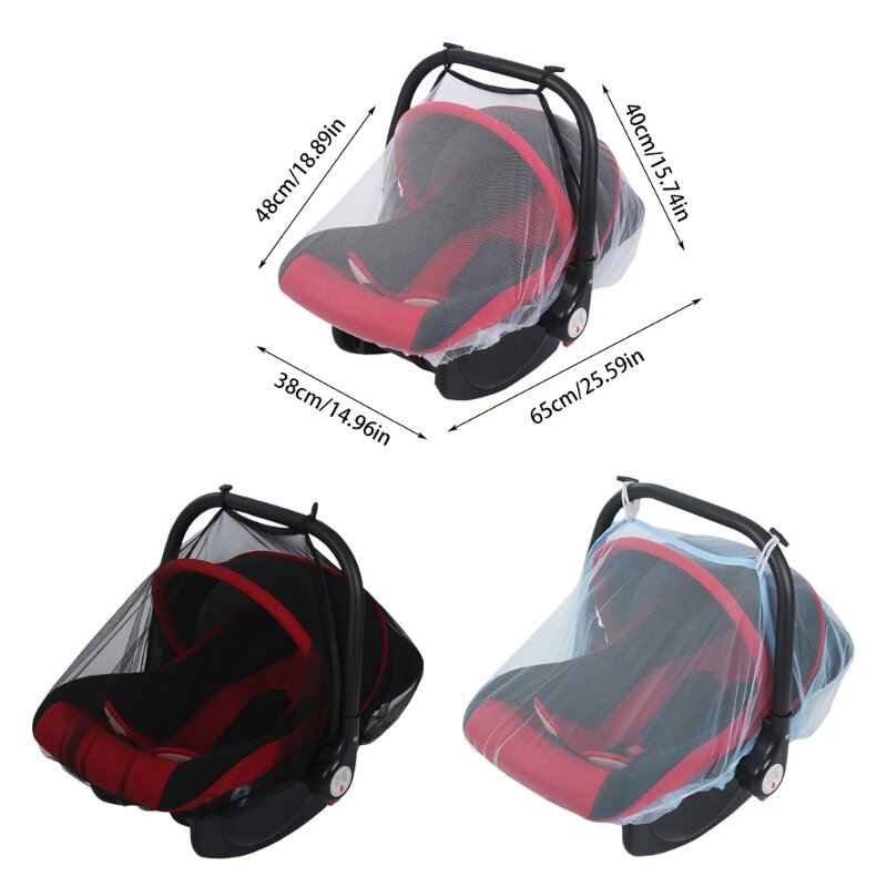 RIRI AntiMosquitoes Baby Carseat Net Baby Carrycots Net Cover Capa insetos