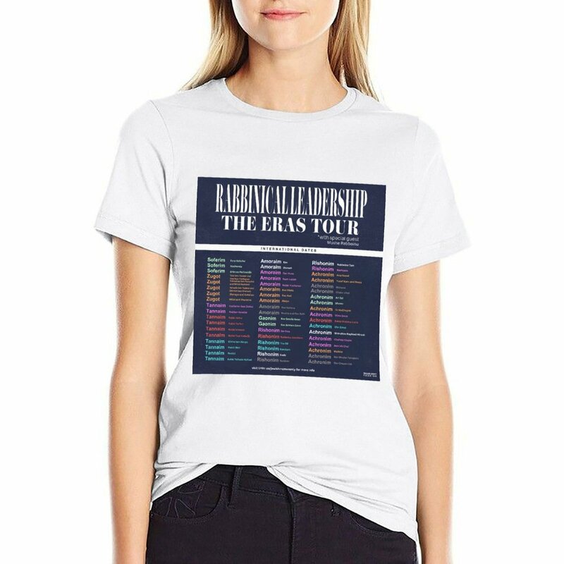 Camiseta de líder Rabbinical: The Eras Tour, ropa femenina, tops para mujer