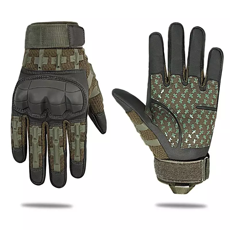 Taktische Militär handschuhe Sicherheits schutz im Freien Jagd-und Wander kampf luftpistole alle Fingers chieß handschuhe für Männer