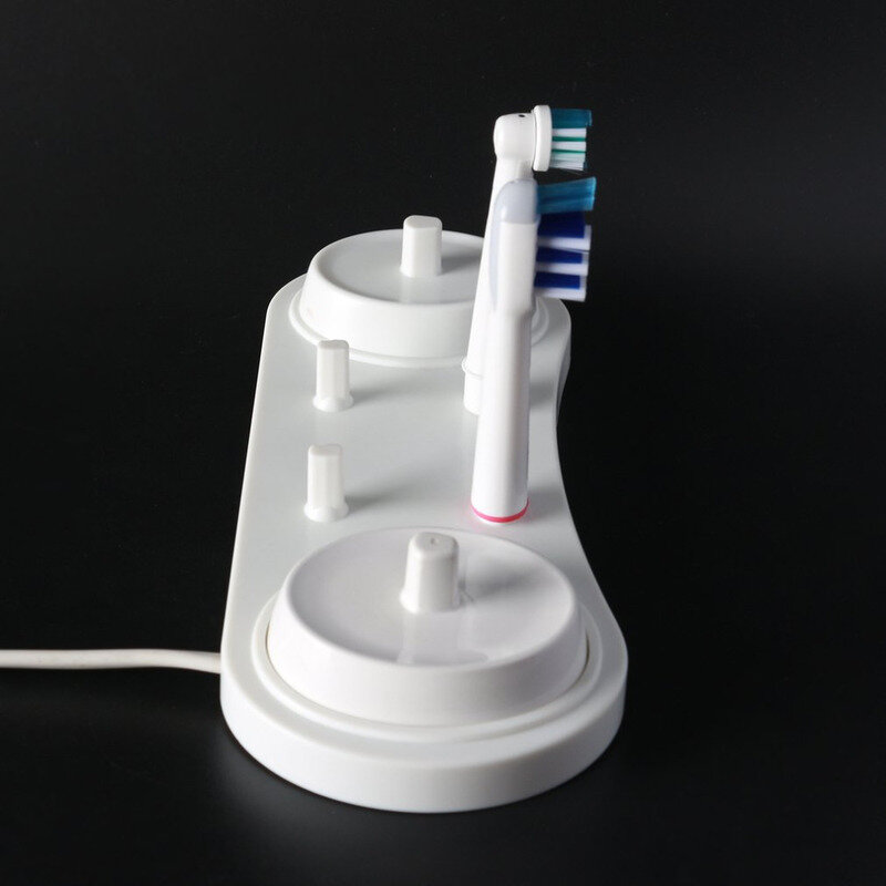 الحمام المنظم فرشاة الأسنان حامل فرشاة الأسنان الكهربائية حامل مع شاحن حفرة