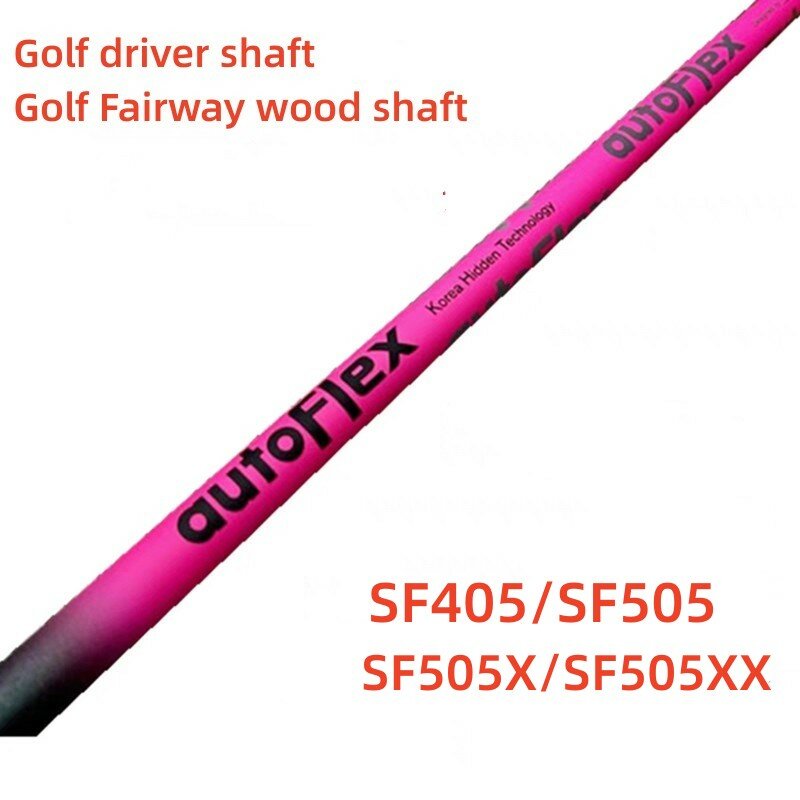 Golf Drive Shaft e Fairway Wood Shaft, Auto Rosa, Eixo de grafite, SF505, SF505x, SF505XX