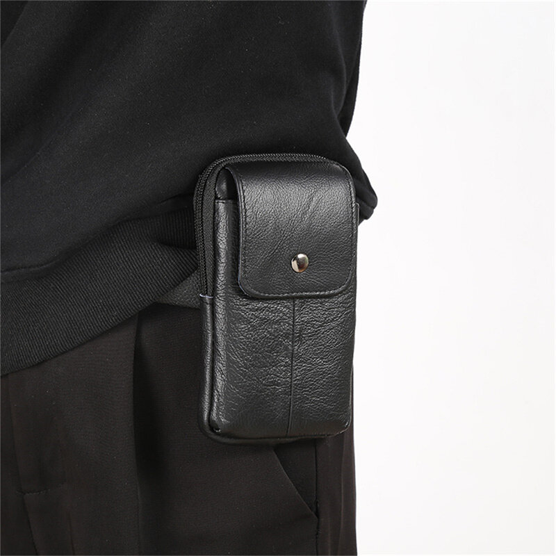 حقيبة خصر رجالية مضادة للماء للهاتف المحمول ، حزام قابل للارتداء متعدد الوظائف ، حزام معلق ، قشرة رياضية ، خارجية
