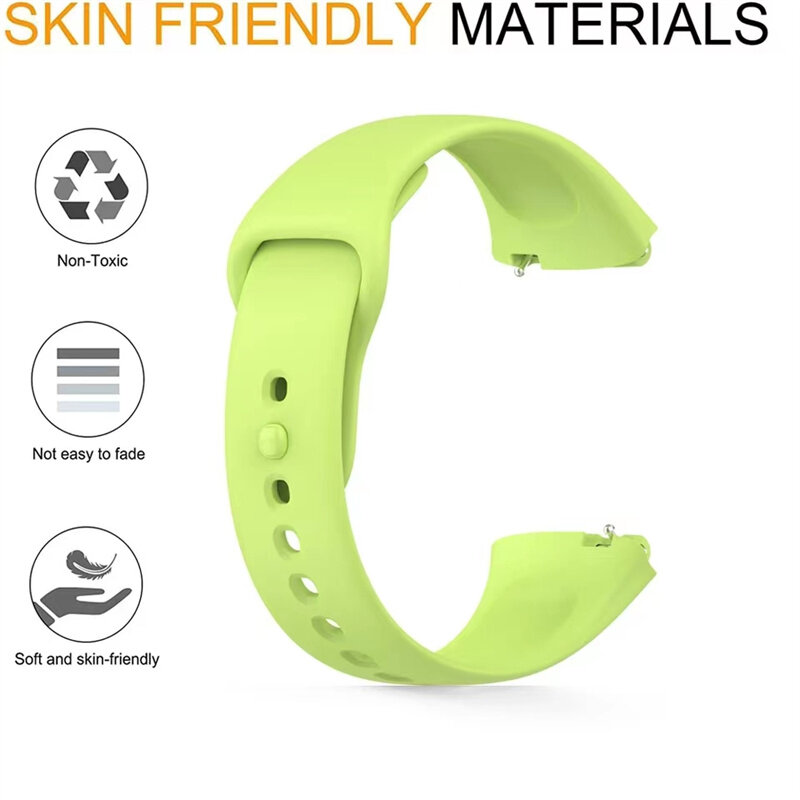 สายนาฬิกาสร้อยข้อมือสำหรับ Xiaomi redmi Watch 3สายนาฬิกาข้อมืออัจฉริยะแบบแอคทีฟสายรัดข้อมือ Mi Watch ฟิล์มป้องกัน Lite3