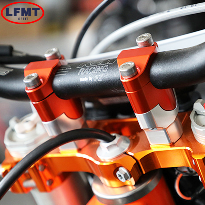 Motorcycle 55mm CNC Handlebar Riser Bar Clamp Mount For KTM SX SXF XC XCF XCW EXC EXCF 2005-2015 Husqvarna TC/FC/FE 2014-2015