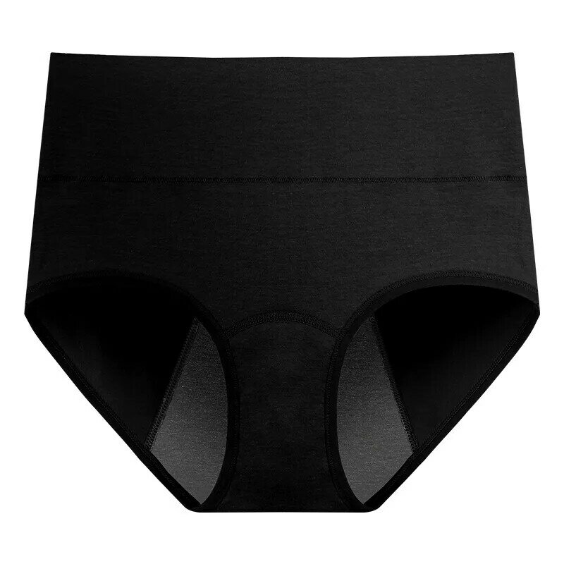 Roupa Interior Feminina do Período, Cintura Alta, 4 Camadas, Calças Menstruais, Sexy, 5 Pcs