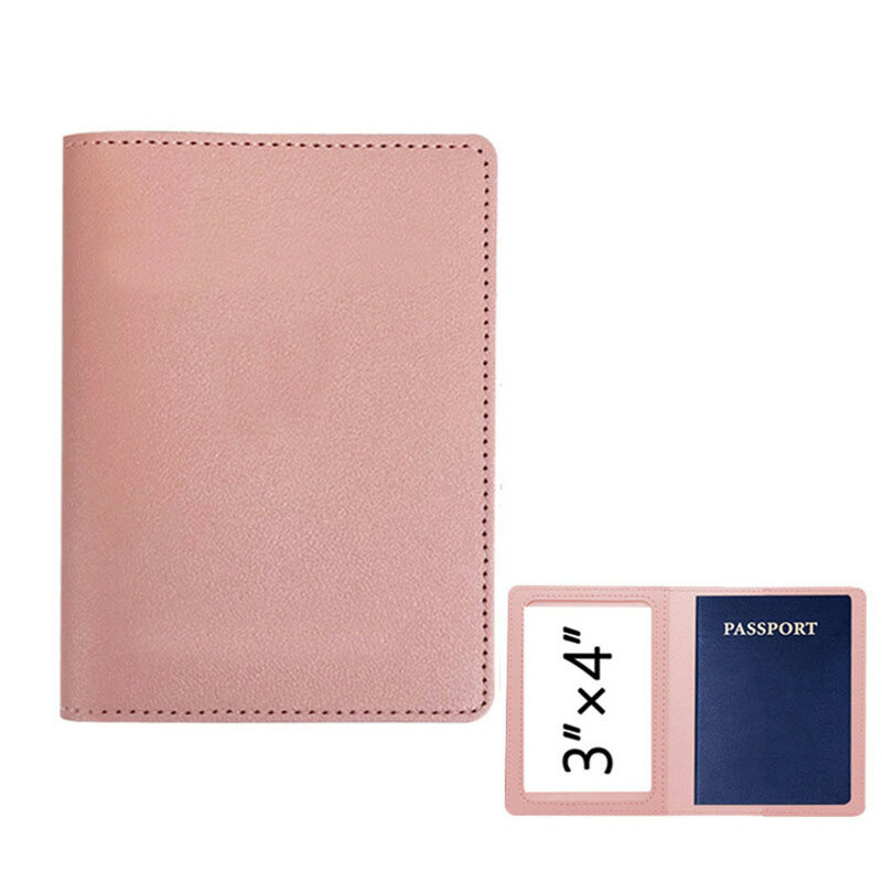 PU Leather Passport Cover Women Men Business Card Holder Pouch for Travel Accessory ID&Document Wallet Holder Protector 9 Color