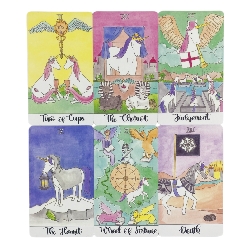Технические карты Tarot, 78 палуб, издание гадания с англоязычными сказочными изображениями, игра в игры