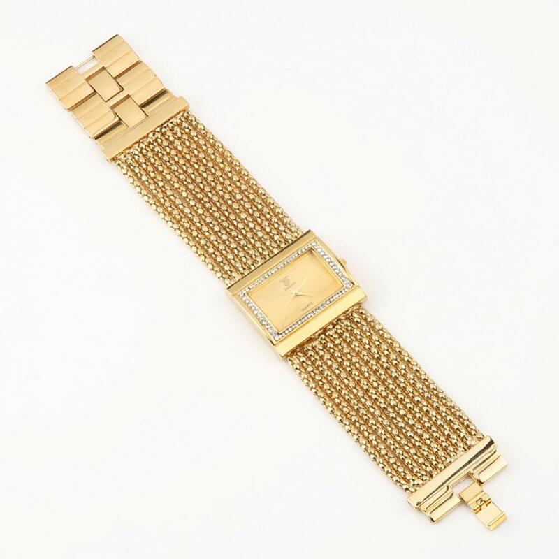 Женские Модные Многослойные аналоговые кварцевые часы-браслет из сплава с бусинами, повседневные наручные часы
