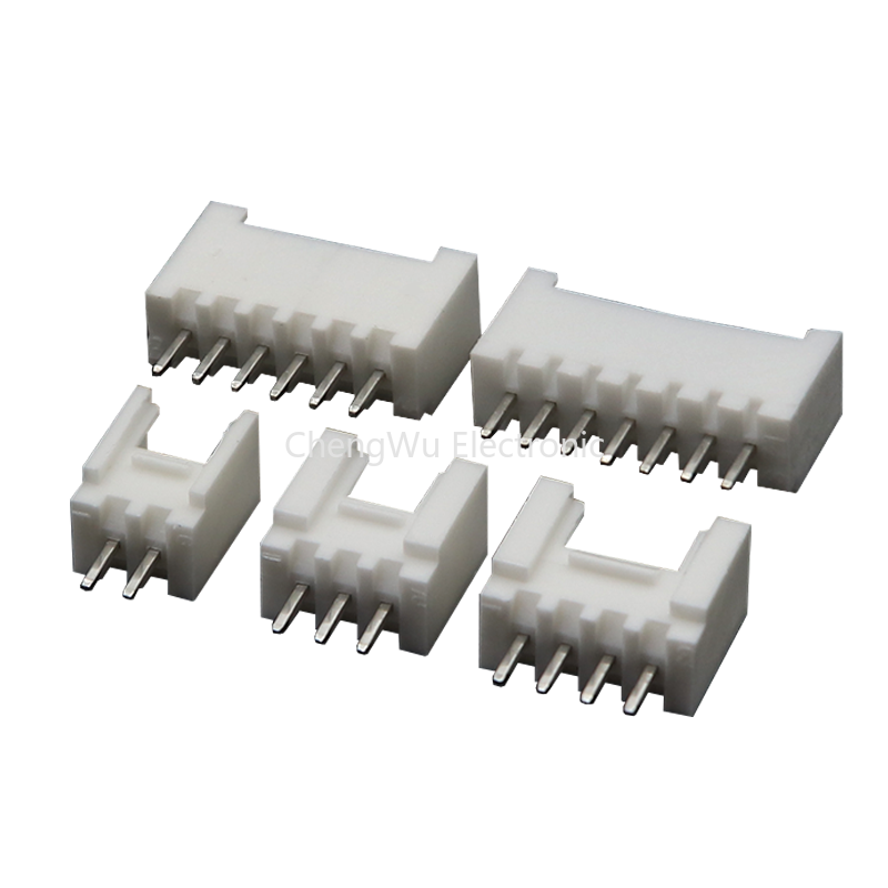 Conector de clavija recta con hebilla HY2.0 para placa PCB, 10 piezas, 2,0mm, 2P, 3P, 4P, 5P, 6P, 7P, 8 pines, cabezal macho