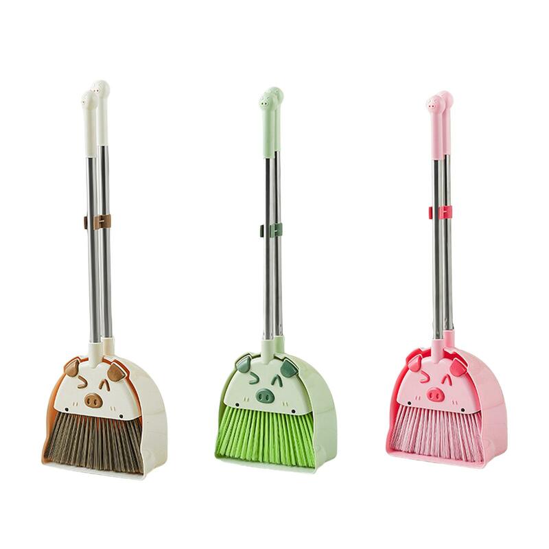 Children Cleaning Broom Dustpan Set Cleaning Toys Gift Toddlers Cleaning Toys Set for Toddlers Girls Age 3-6 Boy Birthday Gifts