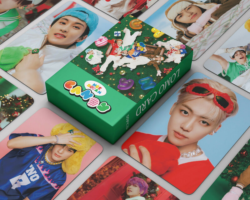 Kpop Hot Boys Group Álbum NCT, coleção de cartões Lomo de alta qualidade, cartão postal MAKE, Taeyong, Jeno, Jisung, YUTA, JaeHyun, WINWIN, 55 peças por conjunto