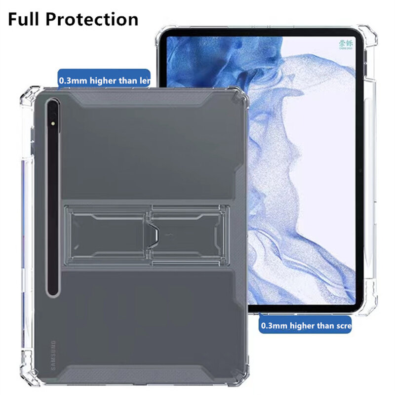 Stand Case Voor Samsung Galaxy Tab A8 10.5 "Tab A7 Lite 8.7" S7 11 ''S9 S8 Plus S8 Ultra 14.6 Cover Samsung Tab S7 Fe Case Funda