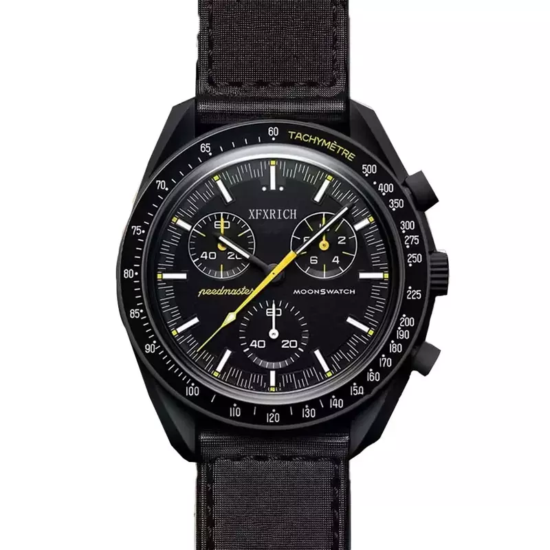 Relógio de pulso multifunções com caixa plástica para homens, relógios de luxo, cronógrafo explorar planeta relógios, top AAA, marca original, novo, 2023