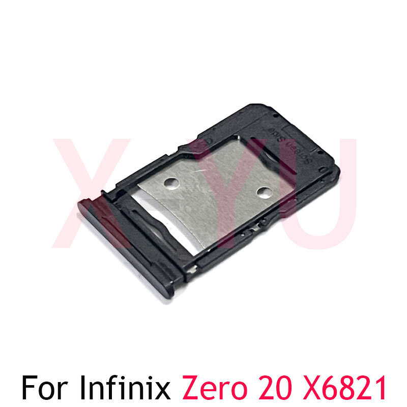 حامل درج فتحة بطاقة Sim ، مقبس قارئ البطاقة ، جزء بديل ، Infinix Zero 20 ، 30 ، X6821 ، X6731 ، 10