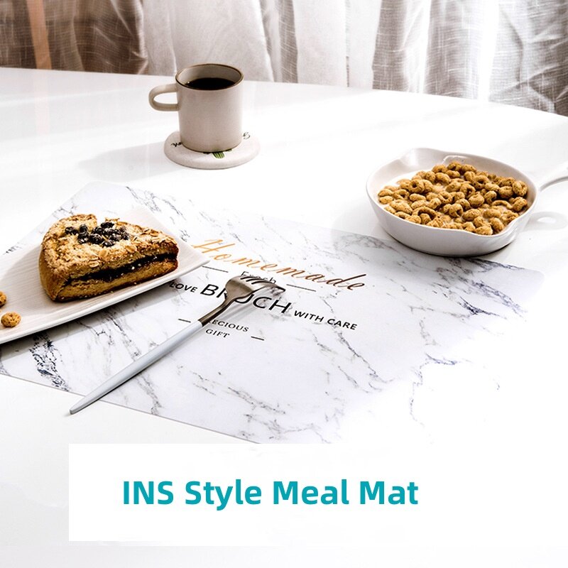 2024 New Originality PP Frosted Meal Mat Waterproof Antiskid Wear Resistant Heat Insulation Children, Students Dining table Mat