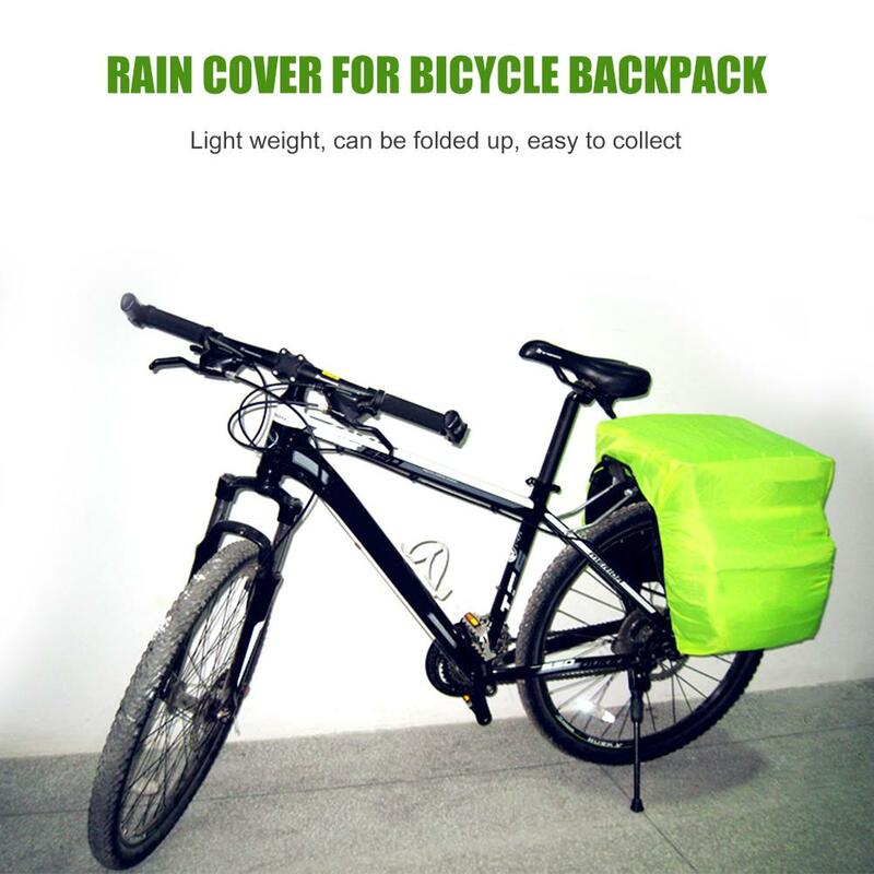 Sacoche de vélo légère et étanche à la pluie, housse de bagage arrière, sacoches de dégager de vélo, étui de pluie