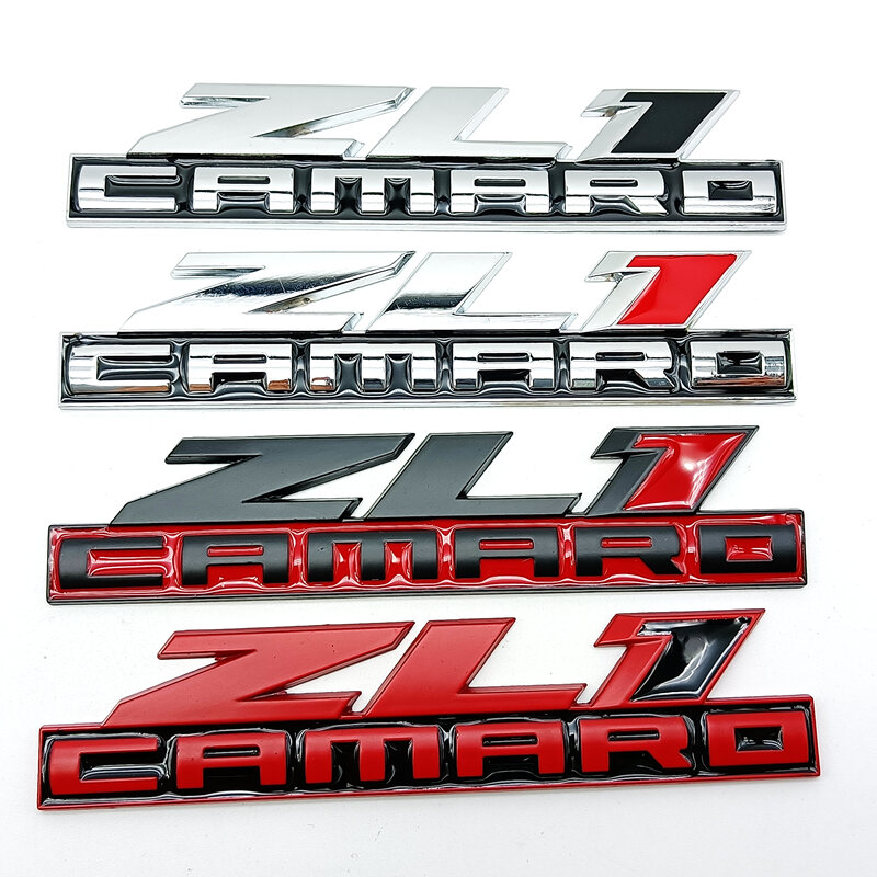 3d Metalen Zl1 Auto Stickers Achter Kofferbak Sticker Voor Camaro Auto Stlying Badge Logo Grill Embleem Auto Accessoires