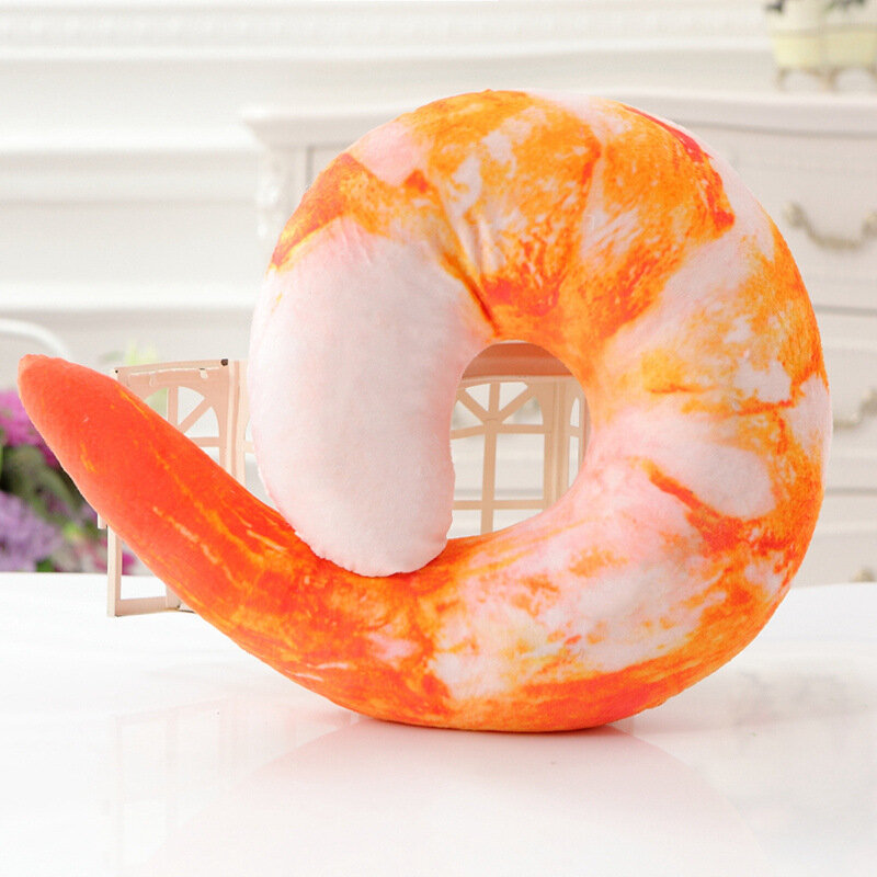 Criativo plush pelado camarão pimenta berinjela croissant animais de pelúcia brinquedos decoração travesseiro crianças brinquedos