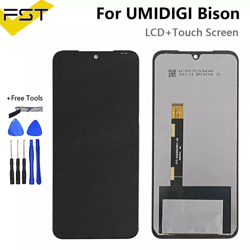 UMIDIGI BISON LCD عرض + شاشة تعمل باللمس محول الأرقام الأصلي شاشة LCD ل UMIDIGI Bison 2 برو GT2 GT2 برو X10 LCD عرض