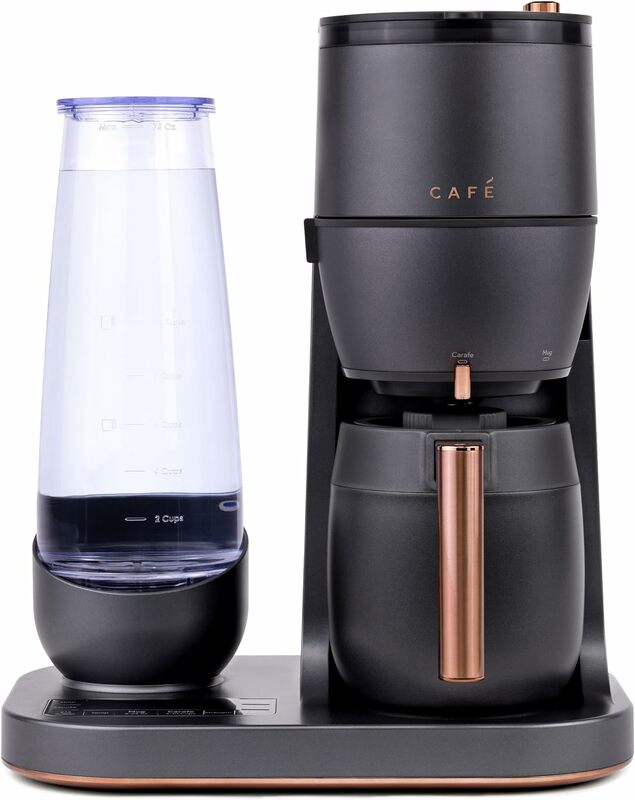 Café Specialty Grind and Brew Coffee Maker | Single-Serve Option | 10-Cup Thermal Carafe| WiFi Enabled Technology