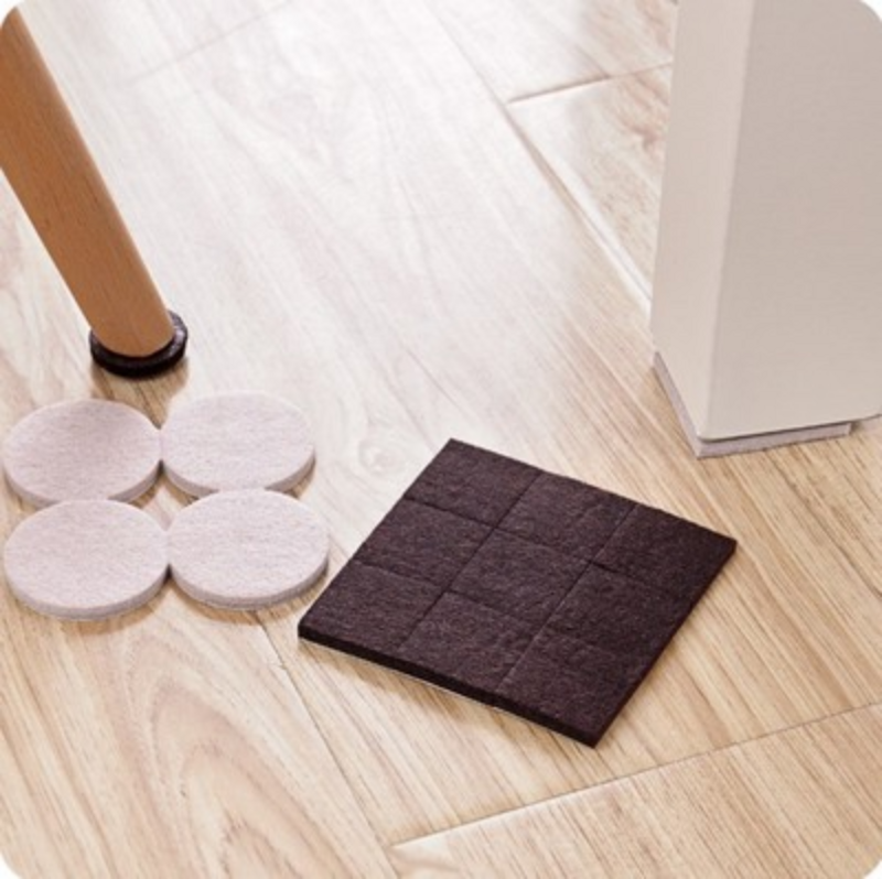 5mmThick Felt pads floor protectors for chair legs mat Scratch Mute DIY Furniture Accessories 32PCS-128PCS/pack