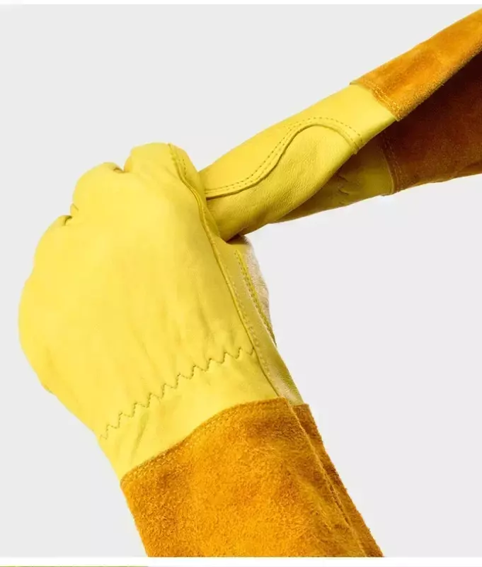男性と女性のための腕の保護を備えたバラの剪定布フェンダーガーデニング手袋最高のガーデニング作業miten
