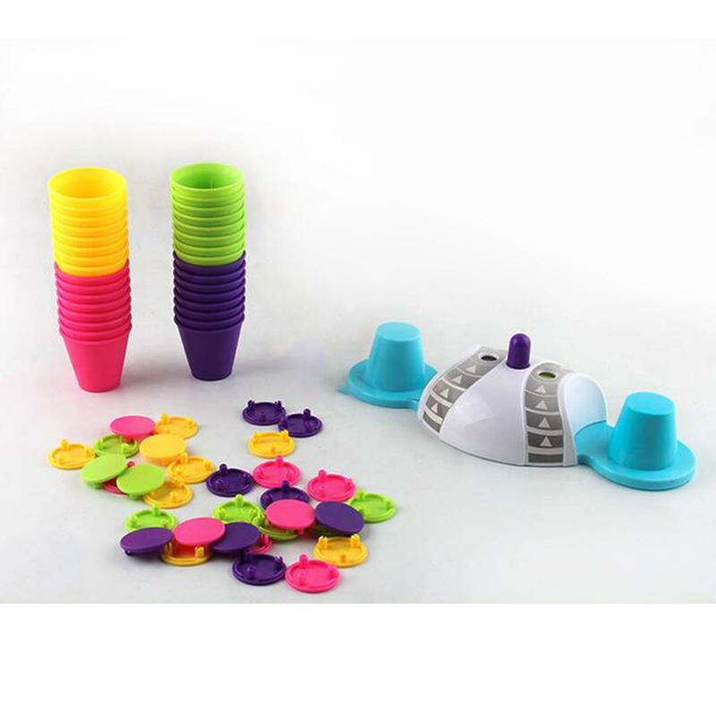 Tazas de anidación coloridas, juguete de aprendizaje de 32 tazas para bebé, juego preescolar