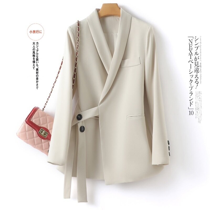 Suit Set Women Korean Version Temperament Professional Set Loose Relaxed British Style Suit Two Piece Set 2023 New Woman Clother