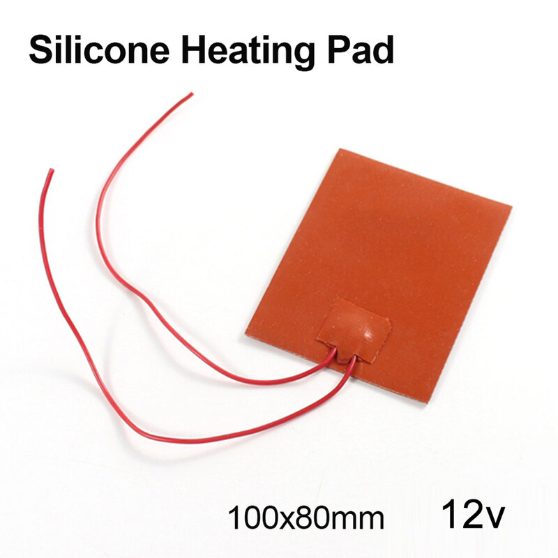 Praktyczna silikonowa poduszka elektryczna mata termiczna podgrzewana płyta łóżka do domu pomarańczowa zamiennik wodoodporny