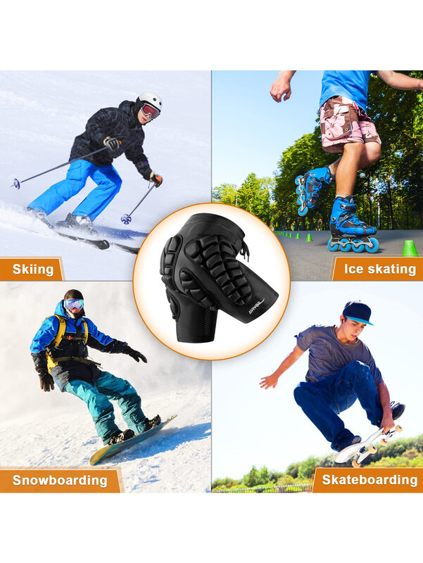 AVIVOR Protective Padded Shorts for Snowboard,Skate and Ski,3D Protection for Hip,Butt and Tailbone