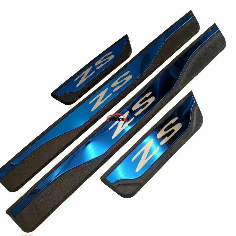 Car Door Sill Scuff Plate Guard Trim Auto For Mg Zs EV 2023 Protector Stainless Steel Stickers Accessories 2022 2019 2024