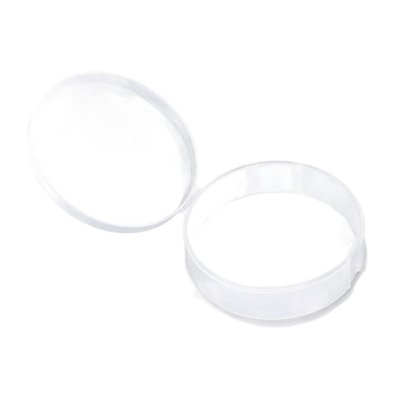 Transparent Makeup Sponge Holder Portable Storage Box Large Capacity Flip Cover Multi Functional Safe for beads 