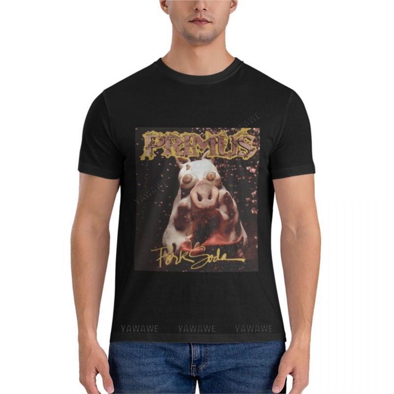 Camiseta de algodón para hombre, camisa clásica de Pork soda, ropa de marca
