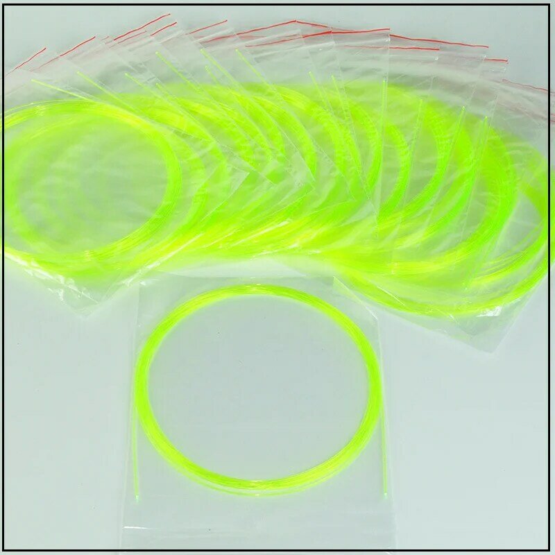 Câble Fibre Optique Fluorescent, 1m, 1.0mm, 1.5mm, 2.0mm, Éclairage Ultra Néon Rouge pour la Fermeture de la Vue du Pistolet