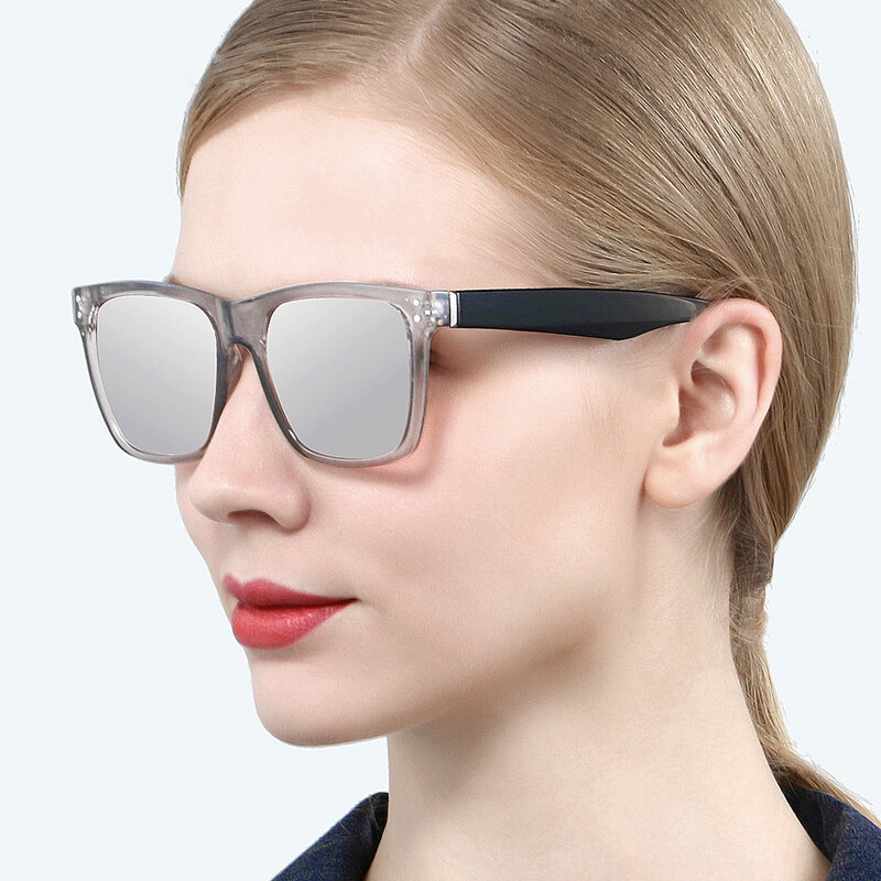 YOOLENS-낚시 선글라스 UV400 편광 선글라스 스퀘어 포토크로믹 렌즈 남녀 공용, 골프 운전 안경