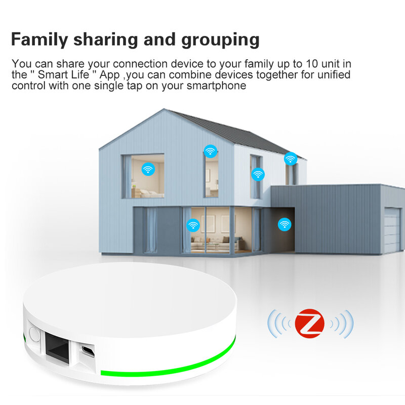 Tuya-Zigequation 3.0 Smart Zigbee airies, pont de passerelle filaire, câble réseau, vie intelligente, télécommande nous-mêmes avec Alexa, Google Home
