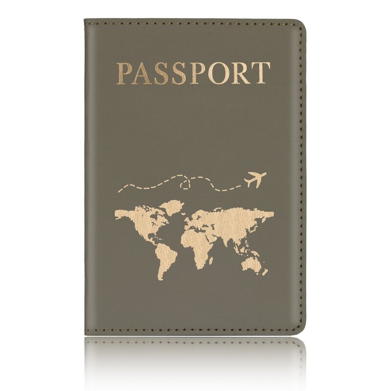 Nome personalizzato etichetta per bagagli valigia in pelle PU per bagaglio aereo da viaggio portatile imbarco porta carte di credito in pelle a quadri