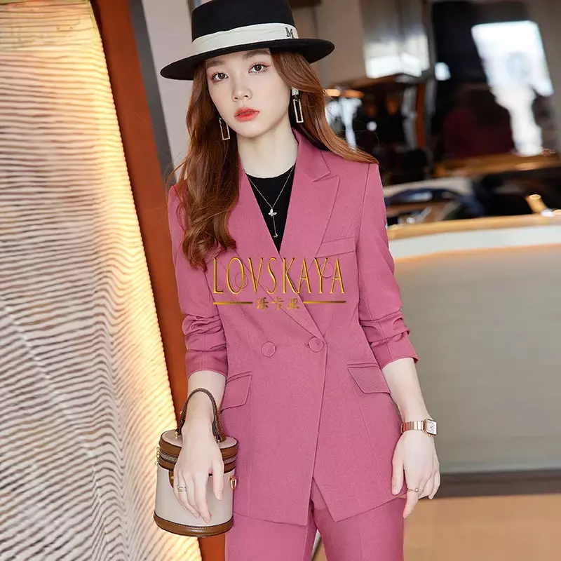 New Spring and Autumn Style Suit Coat Women's Manager Work Suit Formal Professional Suit Set